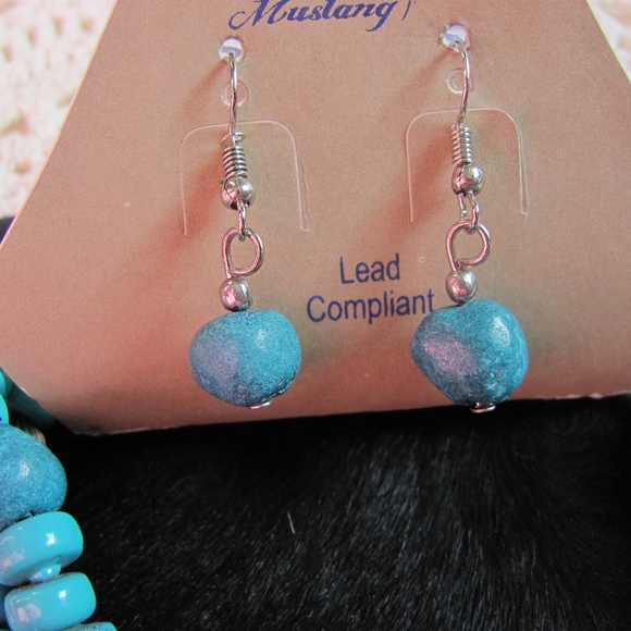 CACTUS & TURQUOISE NECKLACE BRAND NEW - Picture 3 of 6